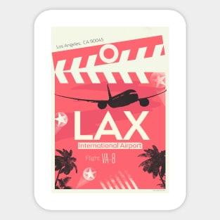 Los Angeles airport code Sticker